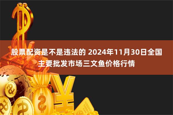 股票配资是不是违法的 2024年11月30日全国主要批发市场三文鱼价格行情